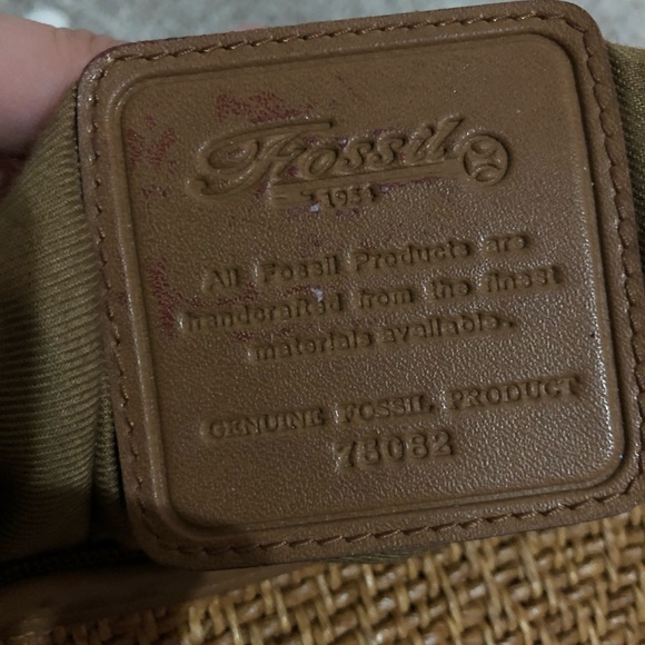 Fossil vintage straw bag - Picture 6 of 7